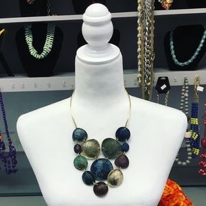Colorful pedal necklace